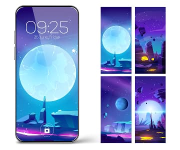 photo screen illustrations